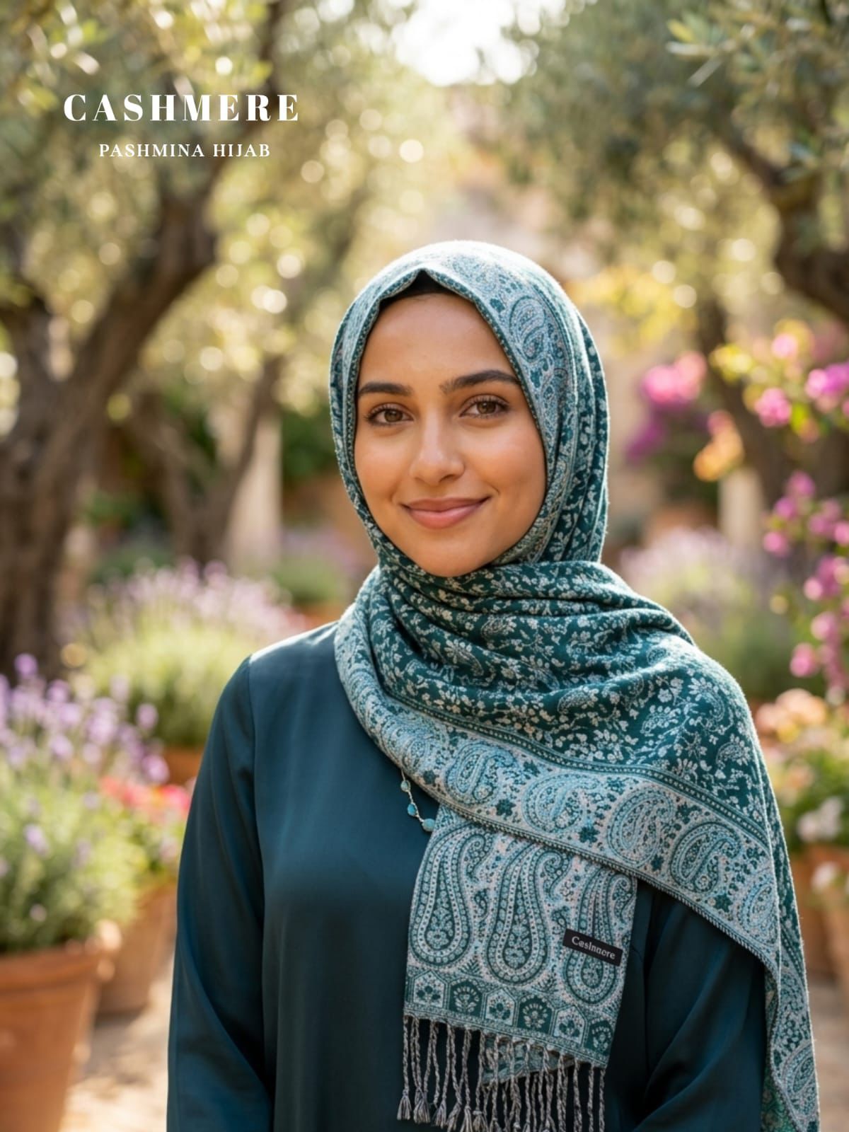 Cashmere pashmina hijab