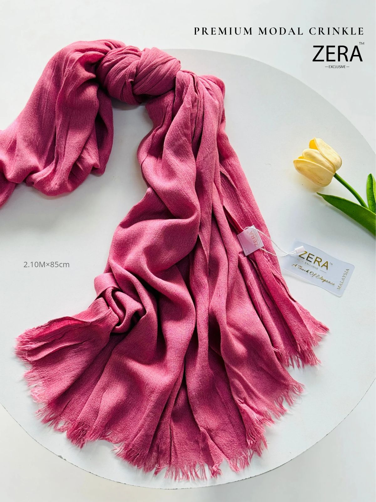 zera modal crinkled cotton