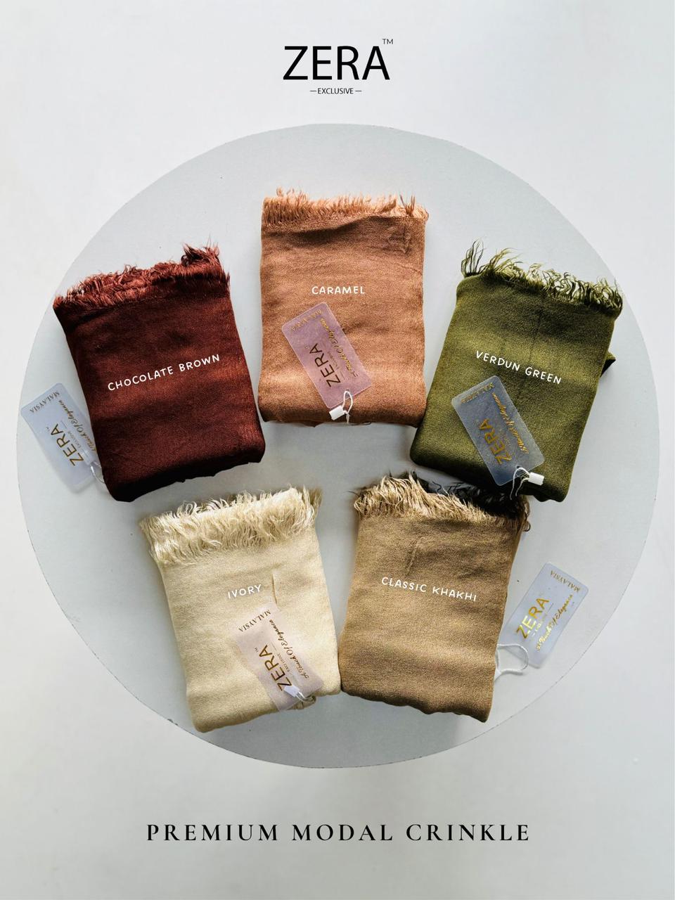 ZERA MALAYSIAN MODAL CRINKLED HIJAB